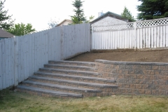 Block Retainer Wall - Steps